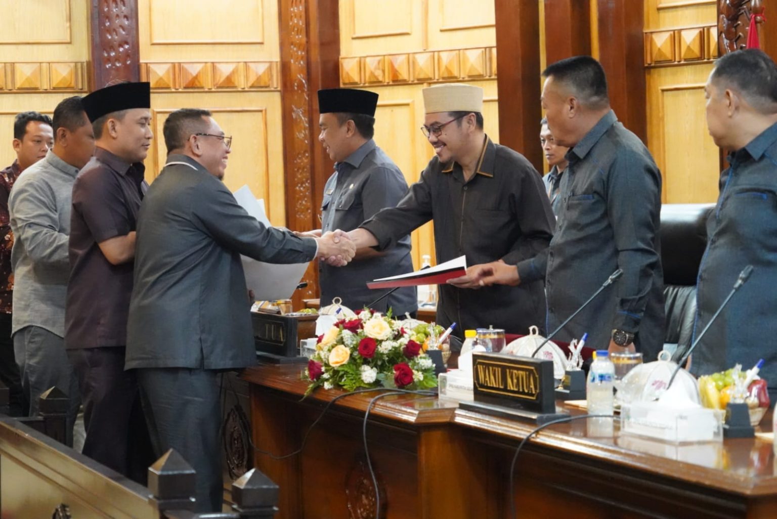 DPRD Sidoarjo Gelar Rapat Paripurna Pembahasan RAPBD 2025 Suasana rapat paripurna DPRD Sidoarjo, Senin (21/10/2024).