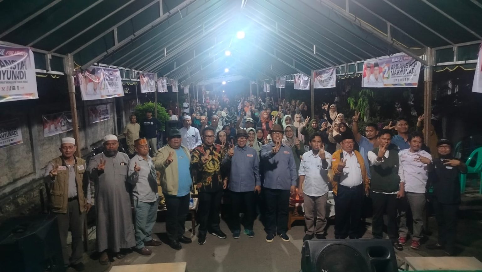 Suasana Kampaye ARMY di Perum GPL JL.Rangkong H.179 RT.029 Teluk Lingga Sangatta Utara, Sabtu (26/10/2024)