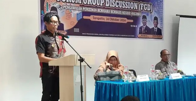 FGD Perizinan Berbasis Risiko: Langkah Kutim Optimalkan Investasi Berkelanjutan Penjabat Sementara (Pjs) Bupati Kutim, Agus Hari Kesuma (AHK)