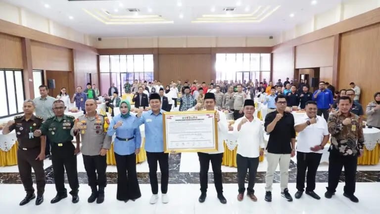 Deklarasi damai Pilkada serentak 2024, Kamis(7/11/2024)(Foto: Dian_Etara.id).
