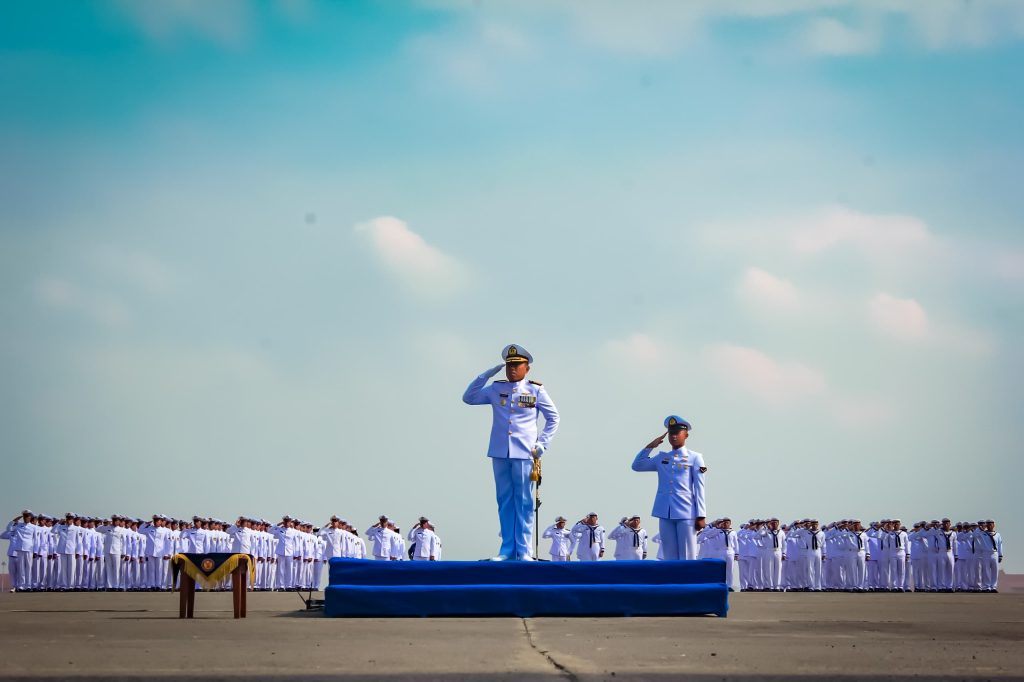 Semangat Teladani Pahlawan, Prajurit Penerbangan TNl AL Gelar Upacara Peringatan Hari Pahlawan TNl AL-Puspenerbal , Minggu (10/11/2024)(Foto: Dian_Etara.id).