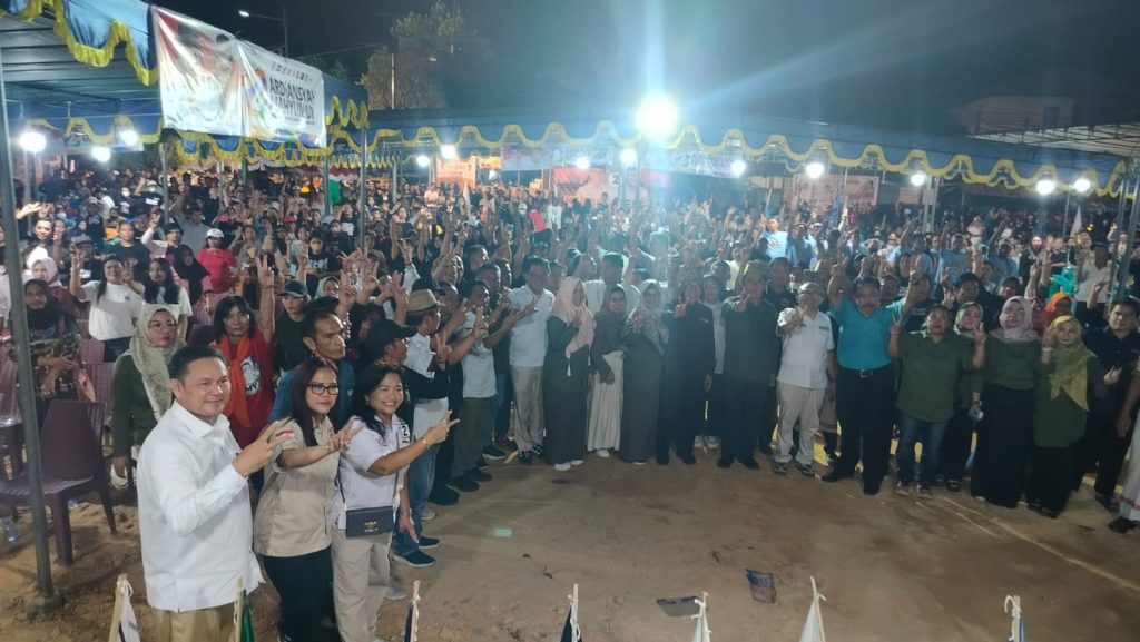 Deklarasi Relawan Sangtorayan: Solidkan Dukungan untuk Army Menuju Kutim Hebat 2045 Suasana kampaye paslon no 2 Army