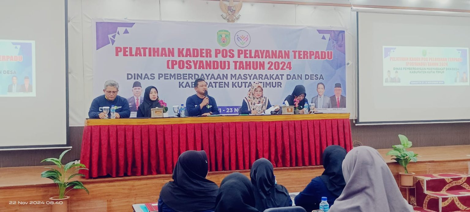 Dinas DPMD Kutim Gelar Pelatihan Kader Posyandu Tingkatkan Kapasitas dan Peran Layanan Masyarakat