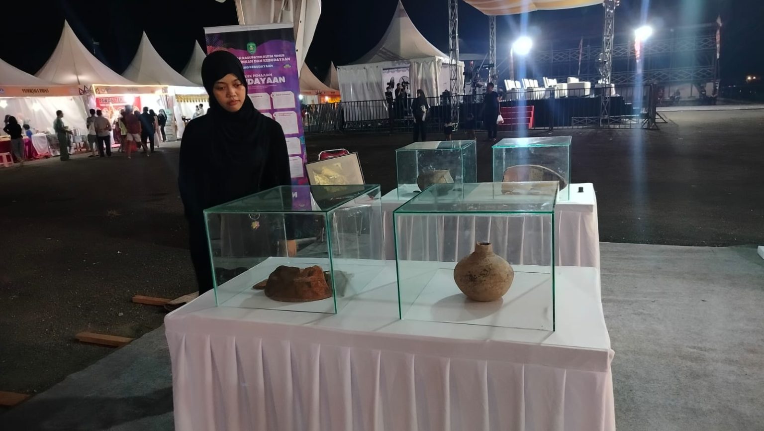 Galeri Arkeologi Karst Kabupaten Kutai Timur hadir dalam Pentas Seni dan Festival Adat Tradisi Kuliner Nusantara