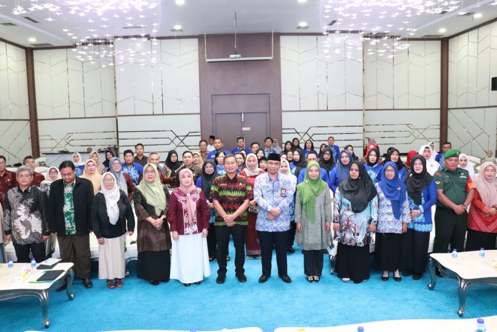 Suasana TPPS Kutim kunjungan studi tiru ke Kabupaten Kukar di Pendopo Wakil Bupati Kukar, Jumat (13/12/2024)