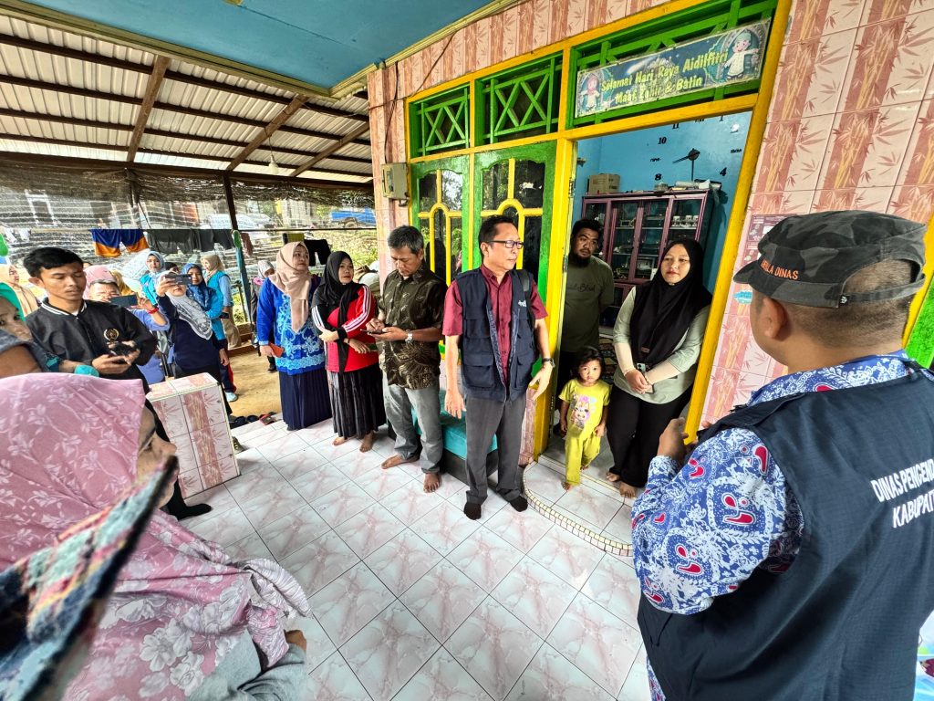 TPPS Kutim Tinjau Lokus Berisiko Stunting di Kecamatan Kongbeng