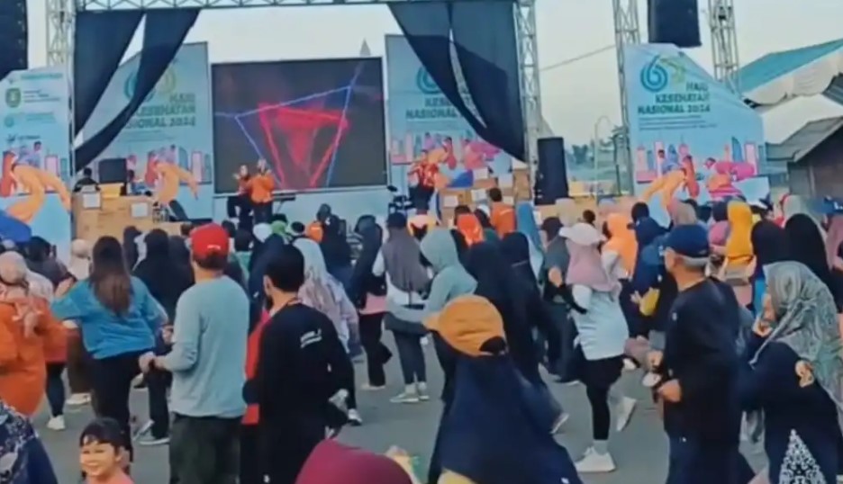Kutai Timur meriahkan HKN ke-60 dengan senam massal, cek kesehatan gratis