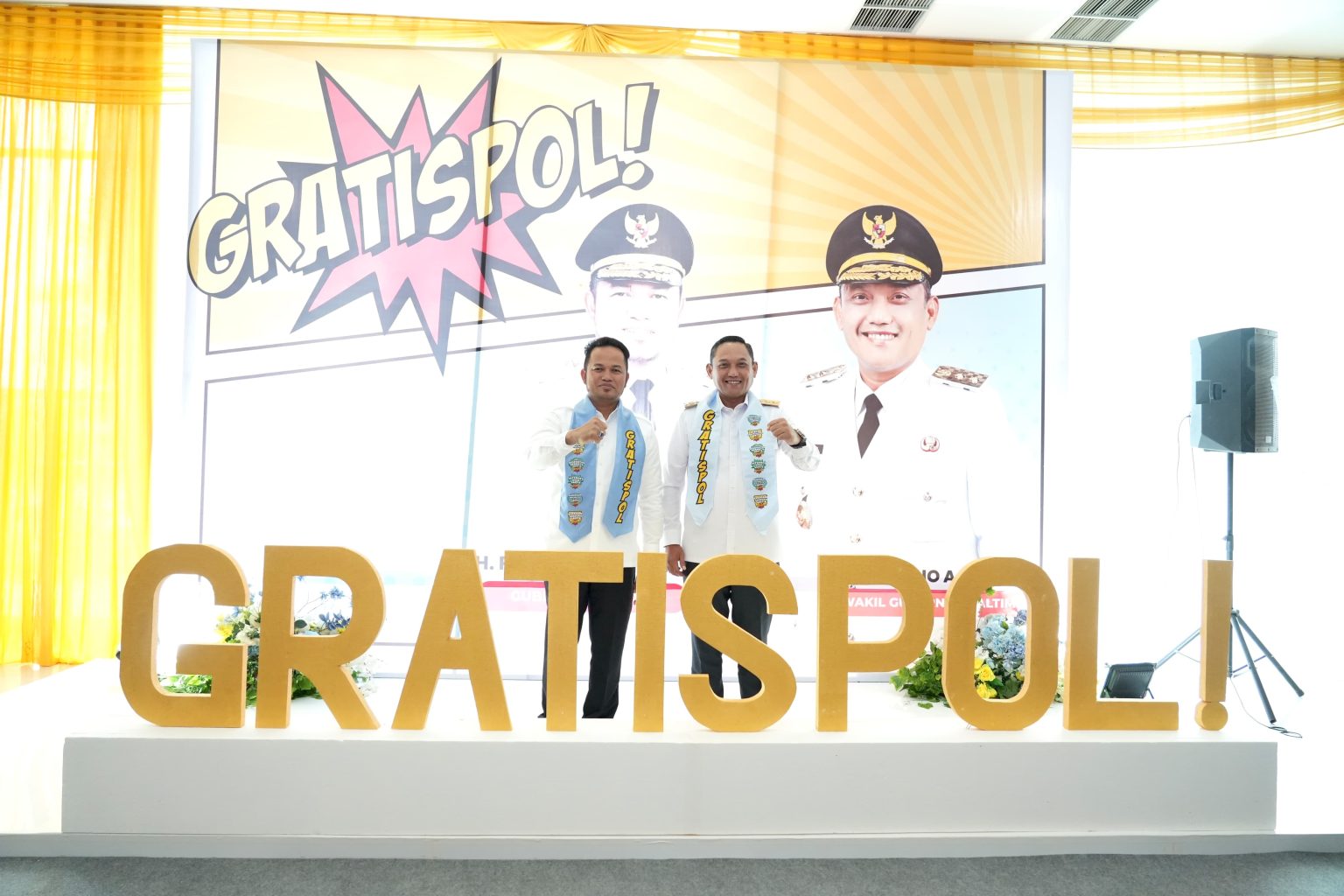 Pemprov Kalimantan Timur resmi luncurkan Gratispol Generasi Emas di Plennary Hall Gelora Kadrie Oening, Senin (21/4/2025)