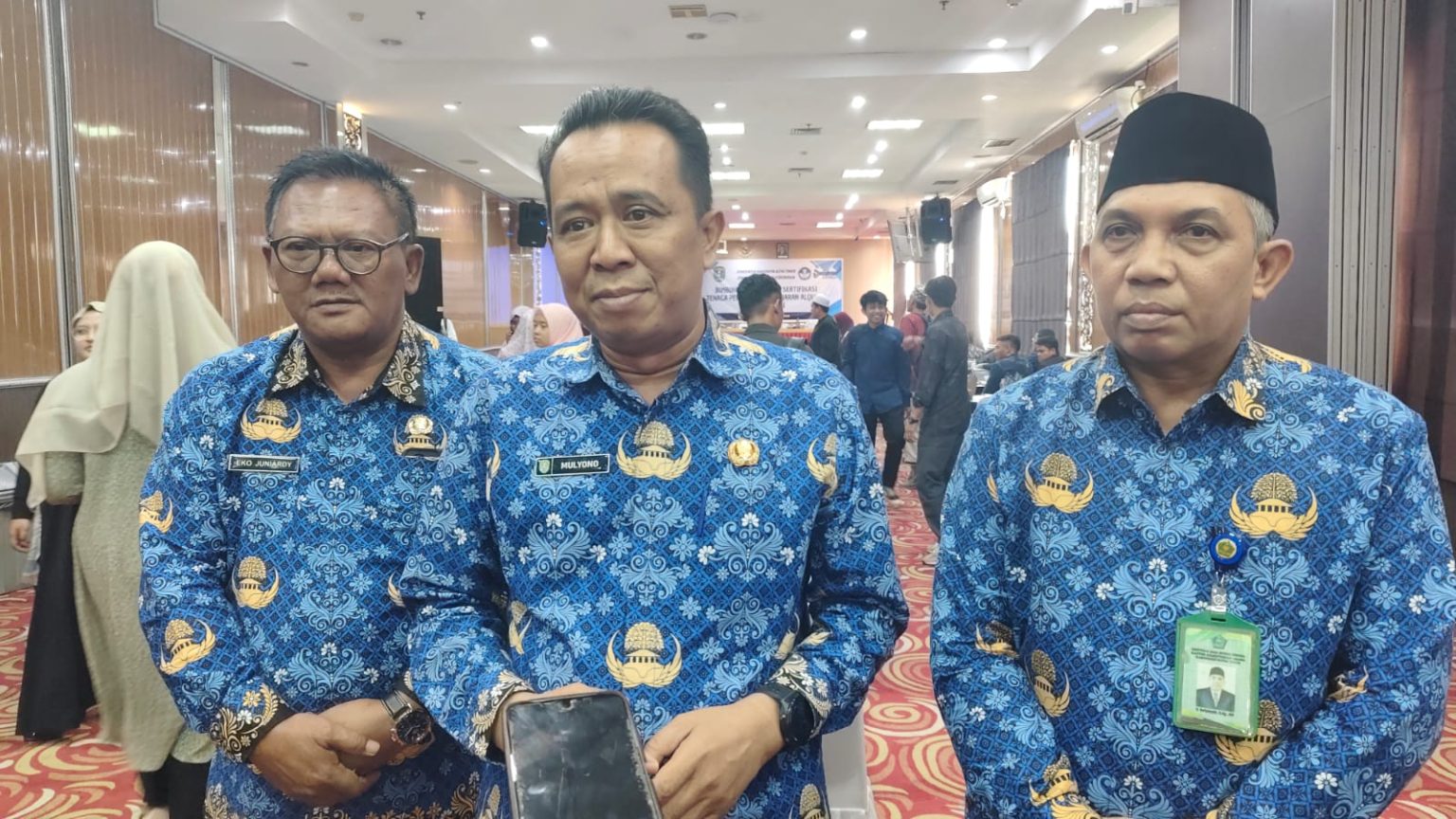 Mulyono, Kepala Dinas Pendidikan dan Kebudayaan Kutai Timur. (AN/Etara.id)
