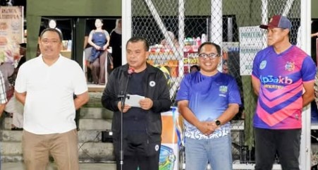 Dispopar Cup I Bontang Dibuka, 12 Tim Bertanding Agus Haris, Wakil Wali Kota Bontang (dok. Prokompim Bontang)