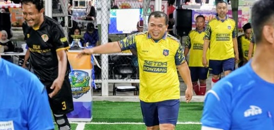 Setda FC Lanjutkan Tren Positif di Dispopar Cup 2026 Agus Haris, Wakil Wali Kota Bontang (dok. Prokompim Bontang)