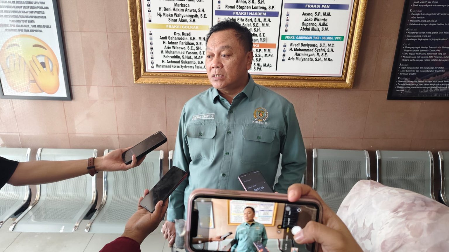 Ketua Panitia Khusus (Pansus) Laporan Keterangan Pertanggungjawaban (LKPJ) Tahun 2025 DPRD Samarinda, H. Achmad Sukamto, S.H.,