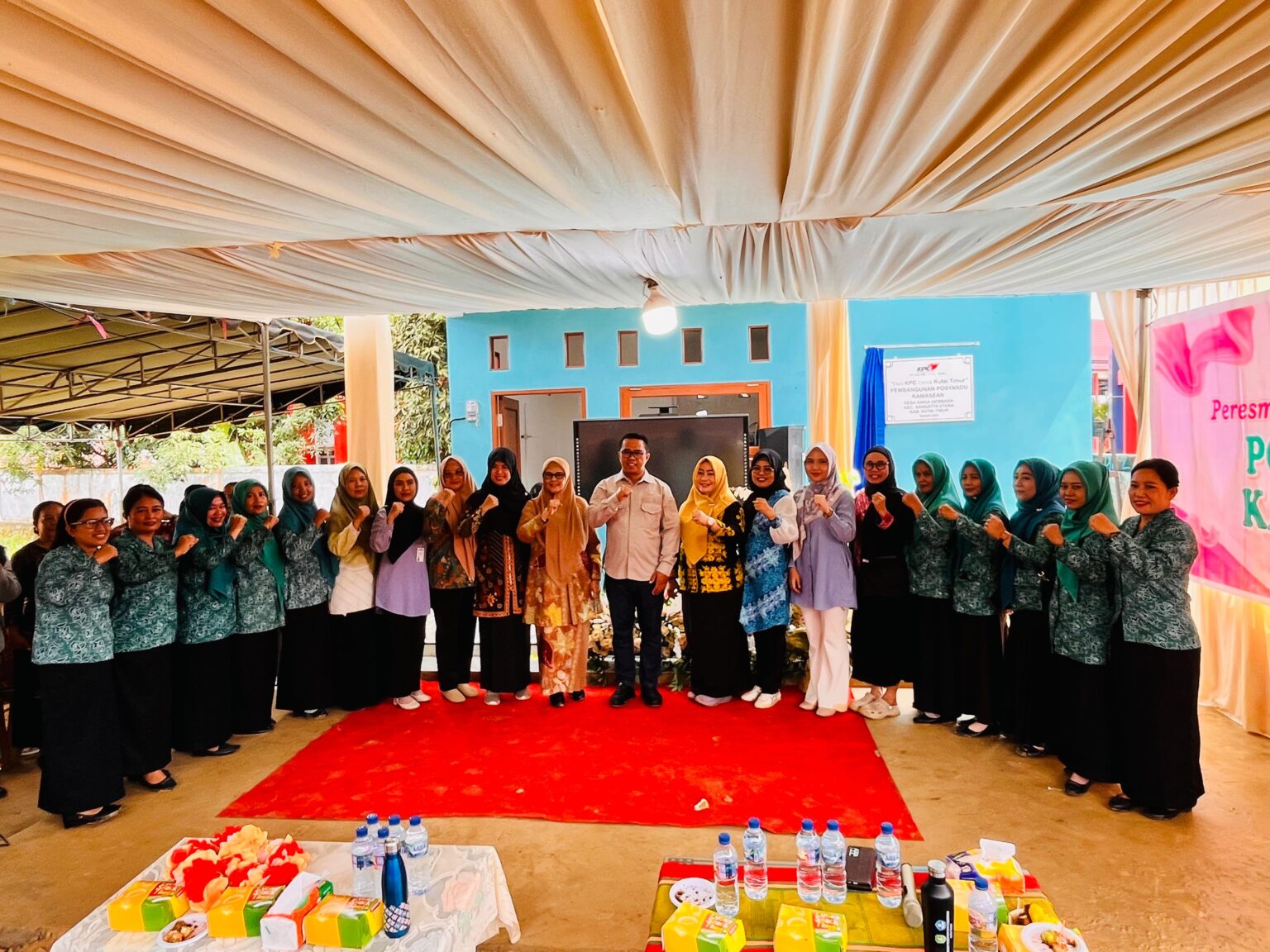 Peresmian Posyandu Kamasean di Desa Singa Gembara