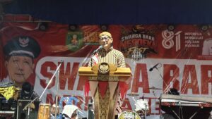 Kepala Desa Swargabara, Wahyuddin Usman,