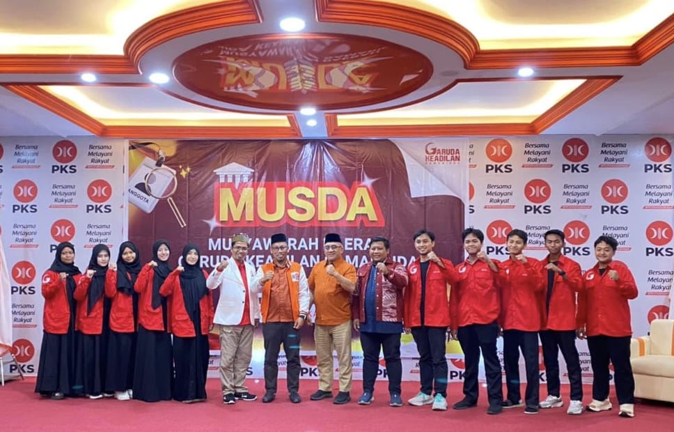Ketua Fraksi PKS DPRD Kota Samarinda, H. Arif Kurniawan, S.P., M.M., ketika menghadiri pelantikan Pengurus Garuda Keadilan (GK) Kota Samarinda pada Kamis (3/9/2026).