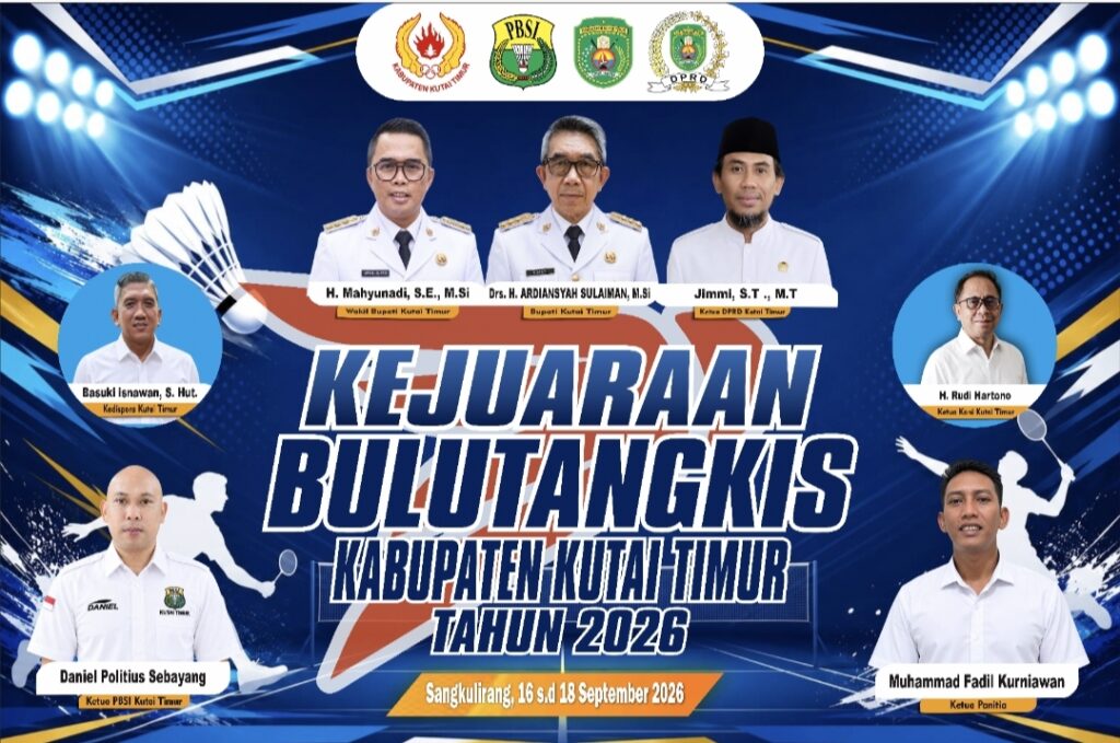 Kejurkab PBSI Kutim 2026 Siap Digelar, Pembinaan Atlet Jadi Fokus Utama